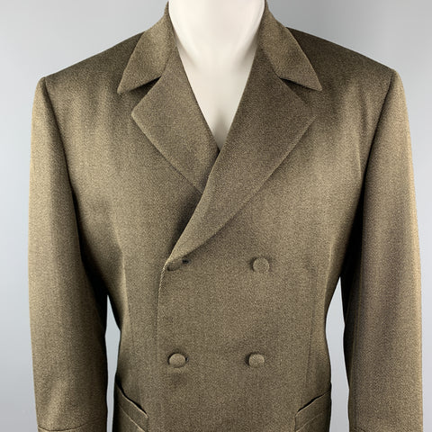 NEW REPUBLIC 42 Regular Olive Wool Suit