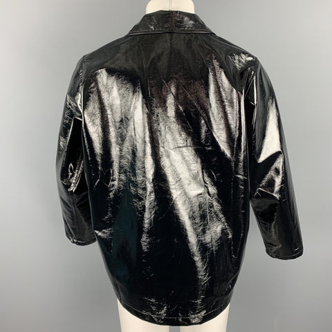 NEEDLES Size S Black Polyester Snap Button Oversized Jacket