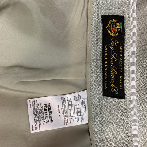 BROOKS BROTHERS Size 6 Light Gray Wool Blend Pencil Skirt