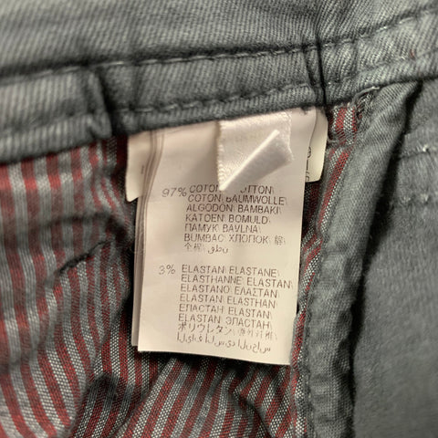 BRUNELLO CUCINELLI Size 32 Gray Cotton Casual Pants