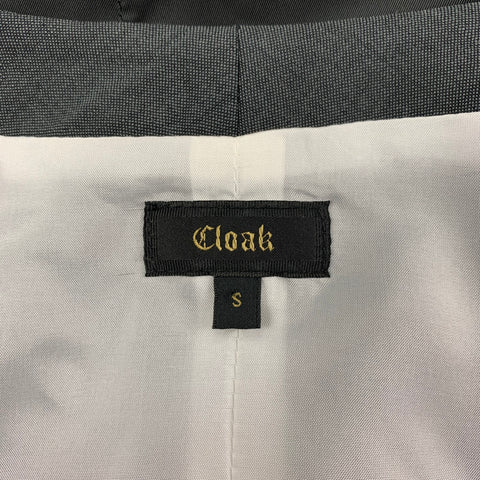 CLOAK Taille S Gilet boutonné en laine mohair anthracite