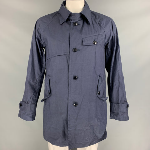 TS (S) Size L Navy Cotton Flap Pockets Jacket