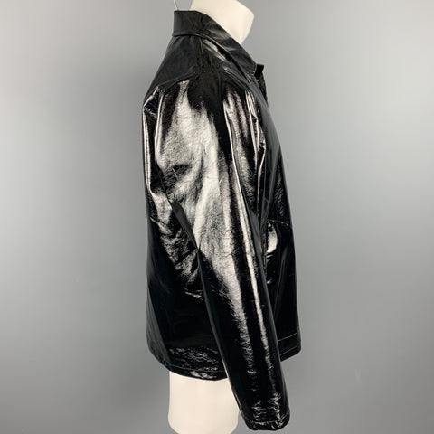 NEEDLES Size S Black Polyester Snap Button Oversized Jacket