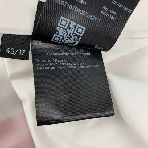 CALVIN KLEIN 205W39NYC Size L White Andy Warhol Print Cotton Button Up Long Sleeve Shirt