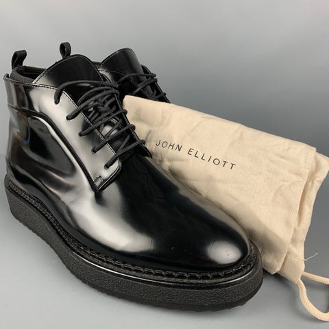 JOHN ELLIOTT Size 11 Black Creeper Boots