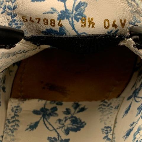 GUCCI Taille 10 Bottes à enfiler en cuir clouté noir
