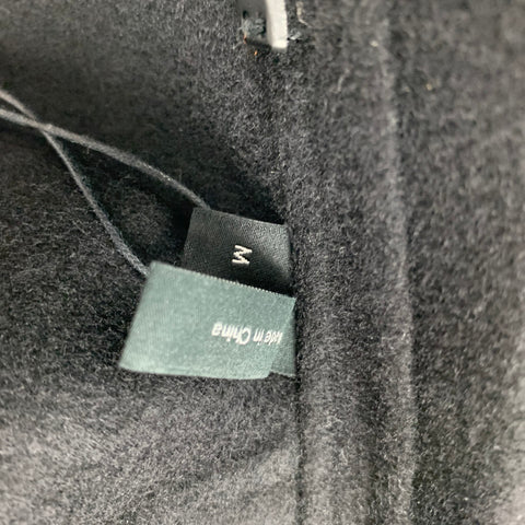 THEORY Size M Black Cashmere Wool Double Breasted Coat