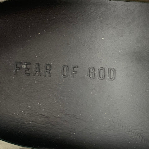 FEAR OF GOD Baskets basses en daim gris taille 11