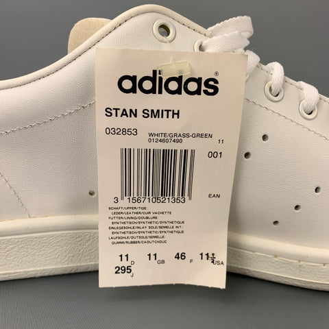 Vintage ADIDAS Size 11 White Leather Stan Smith Sneakers