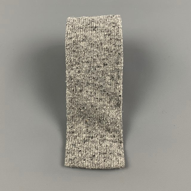 SUIT SUPPLY Grey Knitted Tie