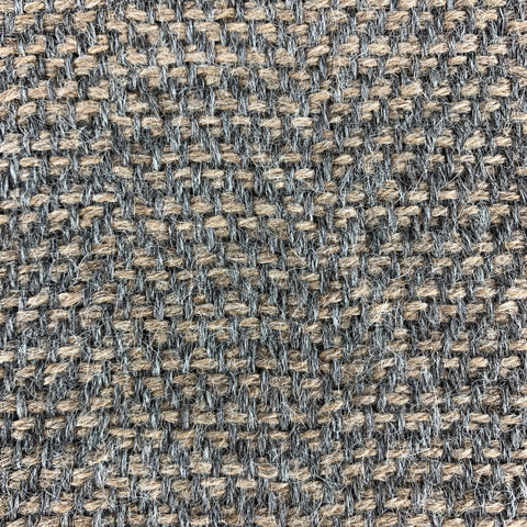 F.R. TRIPLER & CO. Taupe & Gray Woven Wool Blend Fringe Scarf