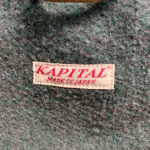 KAPITAL Size M Brown Cotton Hooded Jacket