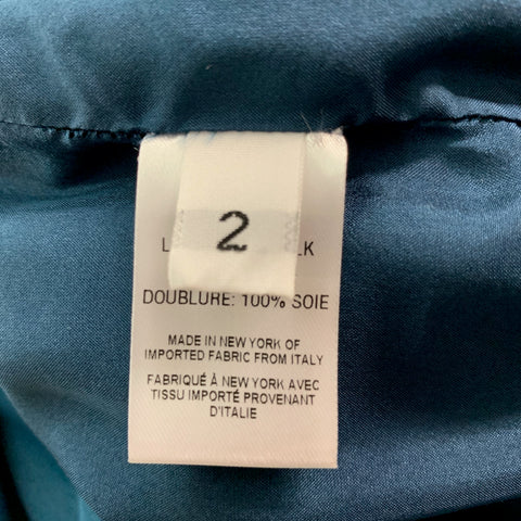 ALEJANDRA ALONSO ROJAS Size 2 Blue Viscose Jacket (Indoor) / Blazer