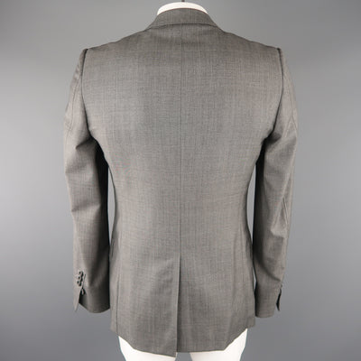 YVES SAINT LAURENT 38 Gray Wool Sport Coat