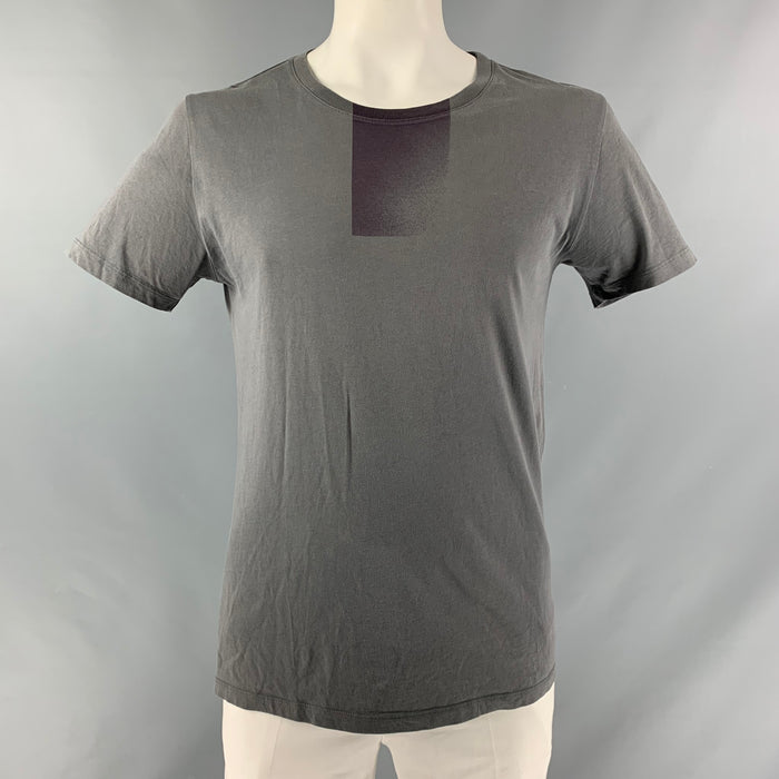 MAISON MARGIELA Size L Grey Cotton Short Sleeve T-shirt