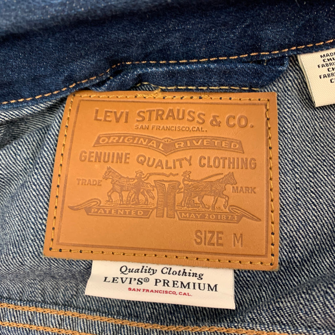 LEVI'S Veste camionneur en coton bleu taille M
