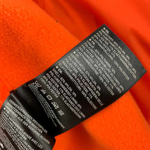 KJUS Size 42 Orange Polyamide Zip Up Jacket