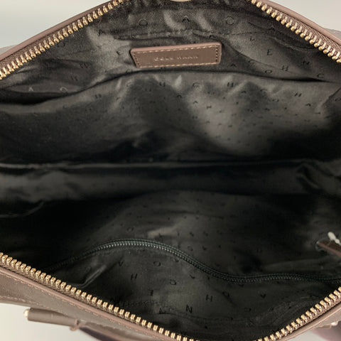 COLE HAAN Bolso maletín de cuero marrón