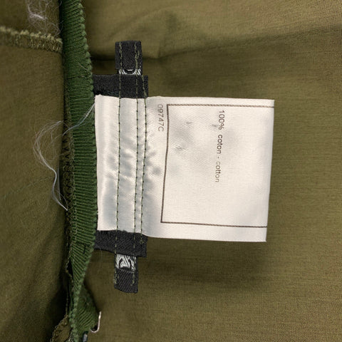 CHANEL AF078 00C Taille 4 Jupe trapèze en coton olive