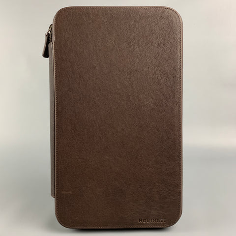 HODINKEE Dark Brown Leather Watch Travel Case