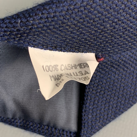 BAND OF OUTSIDERS Navy Textured Cashmere Tie