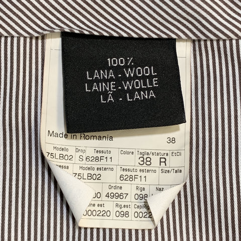 ERMENEGILDO ZEGNA TROFEO Size 38 x 36 Gray Wool Dress Pants