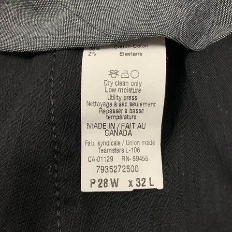 TODD SNYDER Size 28 Brown Corduroy Cotton Zip Fly Dress Pants