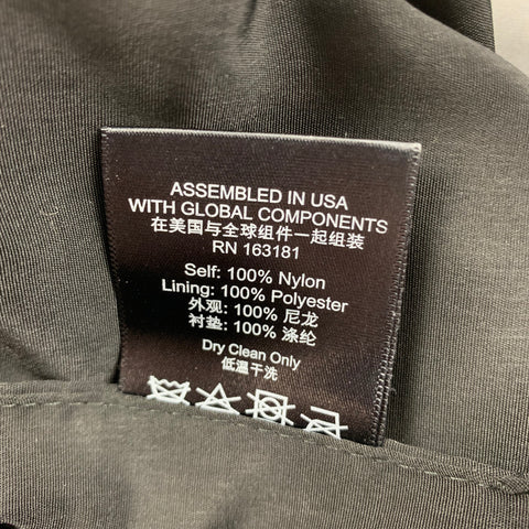 RHUDE Size XS Dark Green White Nylon Logo Drawstring Shorts