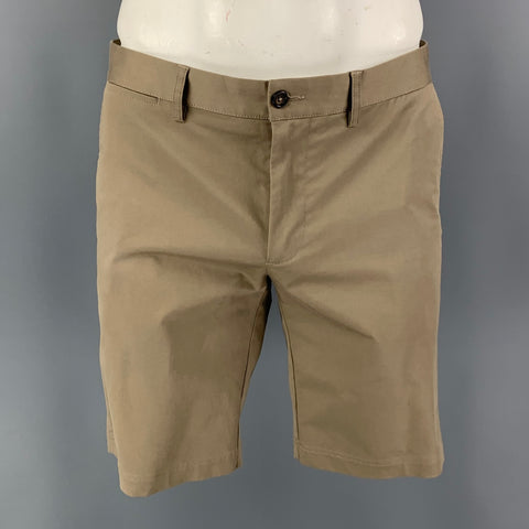 DOLCE & GABBANA Size 36 Khaki Cotton Chino Shorts
