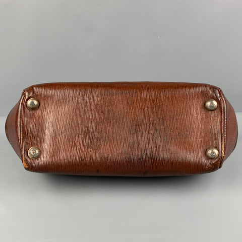 Sac docteur en cuir vieilli marron VINTAGE