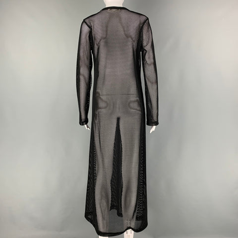 COMME des GARCONS Size L Black  Mesh A-Line Dress