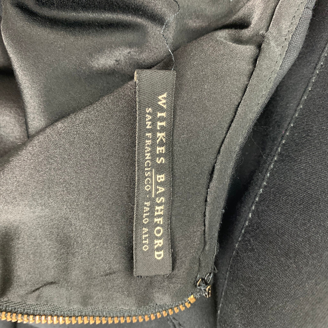 CATHERINE DEANE Size 8 Black Rayon Blend Cut Out Sleeveless Below Knee Sui Generis Designer Consignment CATHERINE DEANE Size 8 Black Rayon Blend Cut Out Sleeveless Below Knee Sui Generis Designer Consignment