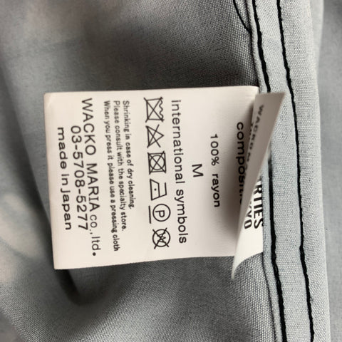 WACKO MARIA x The Silence of the Lambs Size M Black White Graphic Camp Shirt