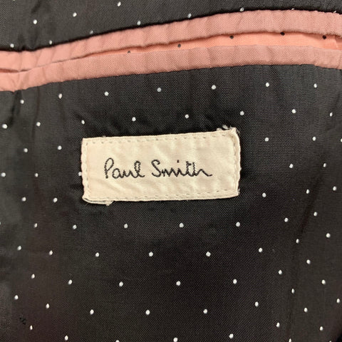 PAUL SMITH Taille 42 Manteau de sport à revers cranté en laine rouge