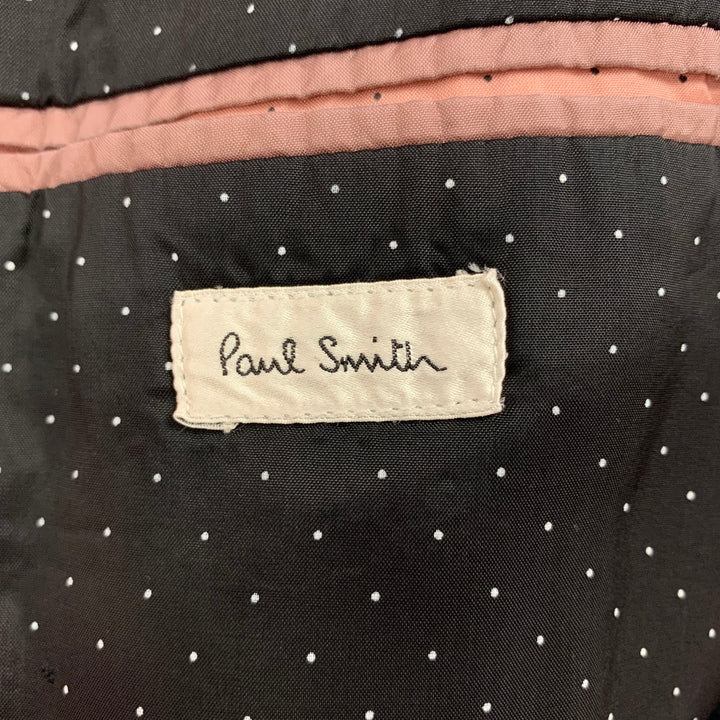 PAUL SMITH Size 42 Red Wool Notch Lapel Sport Coat
