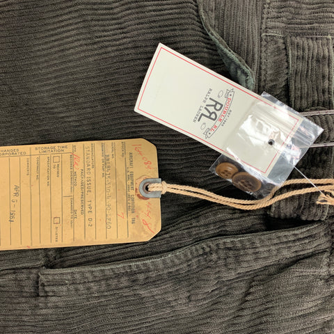 RRL by RALPH LAUREN Taille 36 Pantalon décontracté en coton velours côtelé marron