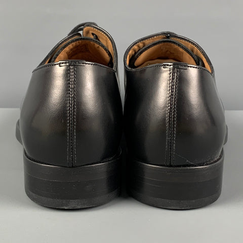 SANDRO Size 9 Black Leather Lace Up Shoes