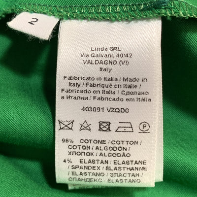 TOMAS MAIER Size XXS Green Cotton / Elastane Jacket