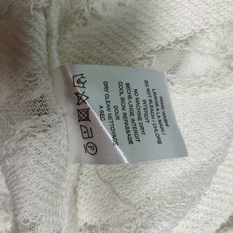 IRO Gossy Size M White Zebra Cotton Blend Sleeveless Pullover
