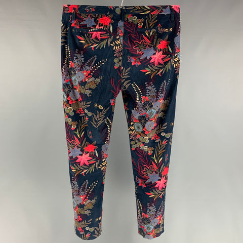 MARC by MARC JACOBS Size 32 Multi-Color Floral Cotton Zip Fly Casual Pants