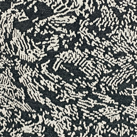 THEORY Size L Grey White Abstract Crew Neck Pullover