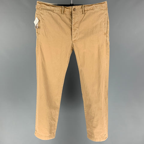 RRL by RALPH LAUREN Size 36 Beige Cotton Casual Pants