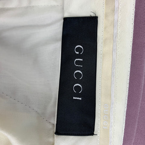 GUCCI Size 34 Purple Flat Front Casual Pants