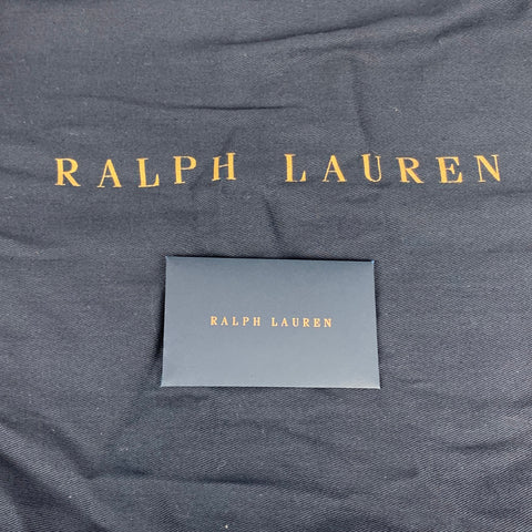RALPH LAUREN Orange Leather Shoulder Rectangle Bag