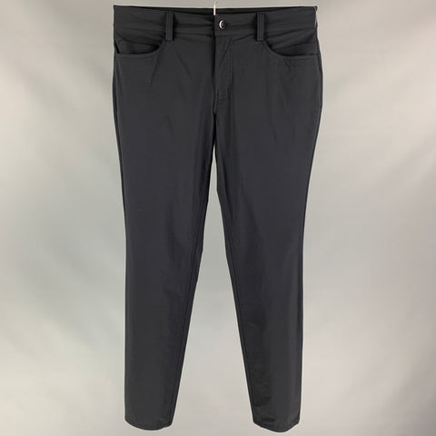KIT AND ACE Size 32 Black Nylon Casual Pants