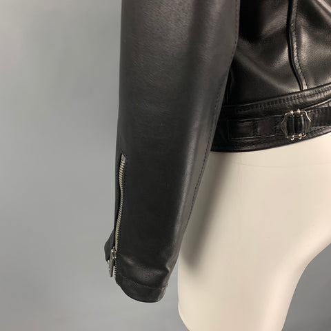 R13 Size XS Black Leather Studded Jacket