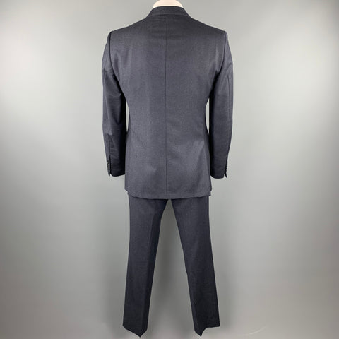 BURBERRY LONDON Size 42 Regular Navy Wool Notch Lapel Suit