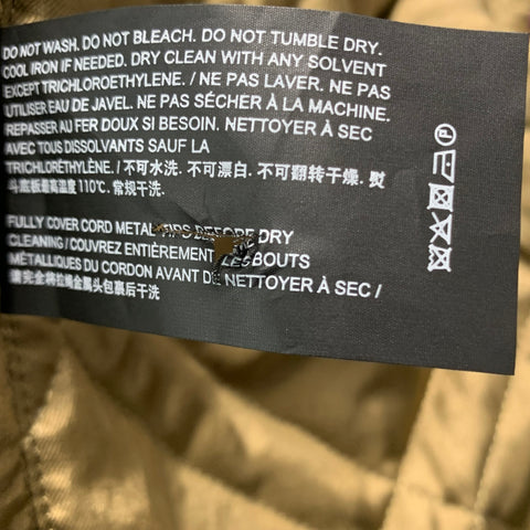 THEORY Size M Black Cotton Blend Hooded Coat