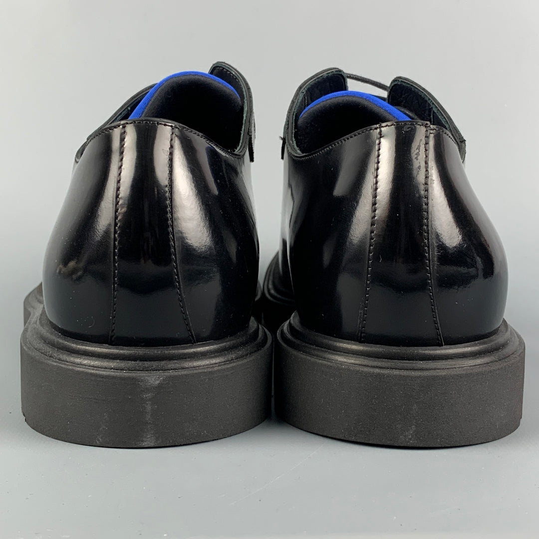 PAUL SMITH Size 10 Black Leather Lace Up Shoes – Sui Generis 