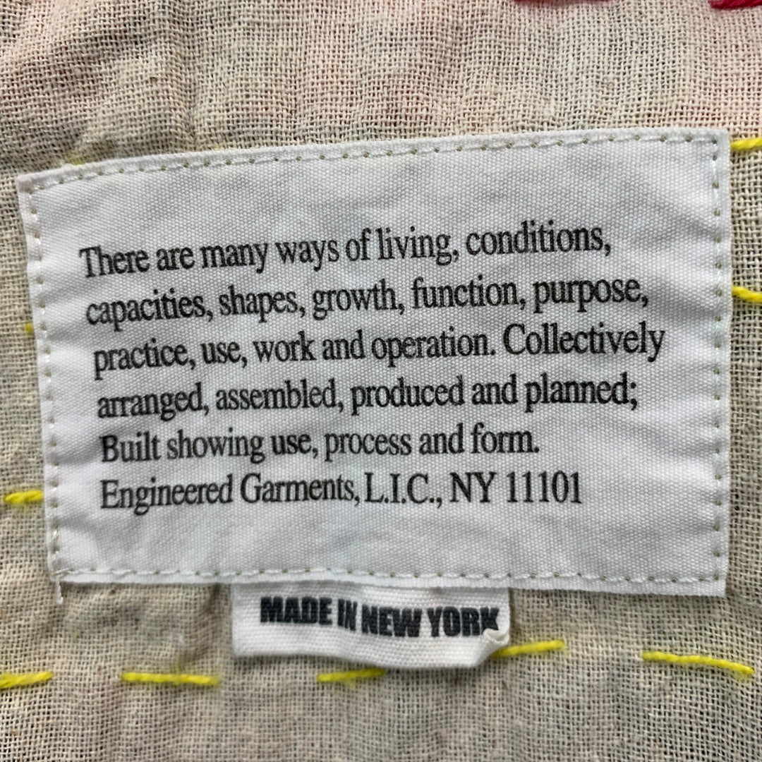 ENGINEERED GARMENTS Size L Multi-Color Mixed Patterns Cotton Jacket